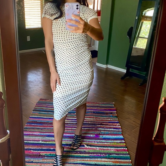 🌻 [Vintage] Balenciaga polkadot silk dress - Picture 4 of 8